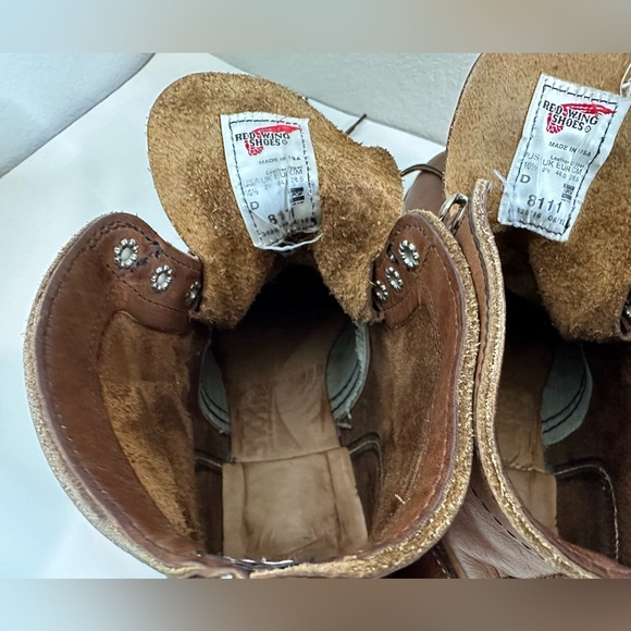 Red Wing Shoes Iron Ranger Size US 10.5 D Men's Leather Boot - Brown Copper 8085 - Picture 12 of 13